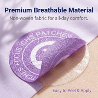 Patchs de concentration mentale Super Patch de premier ordre, avec couche supérieure biodégradable, pour adultes, pour un soutien de la concentration profonde et favorisant la santé de la concentration