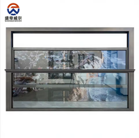 Ventana Corredera Vertical que Ahorra Espacio para Pasillo de Cocina