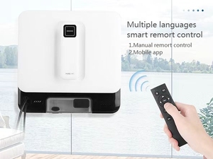 Robot Limpiacristales Ultrasónico con Fuerte Succión, para Uso Doméstico y Exterior, Limpiador de <span class=keywords><strong>Vidrios</strong></span> Eléctrico <span class=keywords><strong>Inteligente</strong></span> - Product Image 3