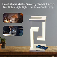 Lampe de lecture LED anti-gravité moderne en ABS écologique, pour chambre, bureau, maison, décoration, lévitation magnétique sans fil