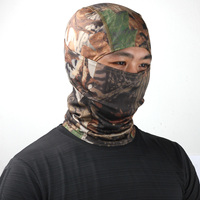 Séchage rapide bionique feuille Camouflage tactique capuche cyclisme protection cagoule Protection solaire extérieur Turban écharpe