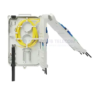 Цена по прейскуранту завода-изготовителя FTTH Крытый 16 многожильный волоконно-оптический кабель оптического MDU box PLC сплиттер с ворсом волокно терминал доступа
