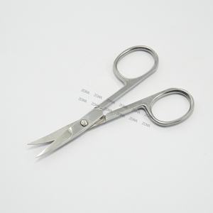Comfortable and Precise <b>Curved</b> Blade Stainless Steel <b>Scissors</b> for Eyelashes and Eyebrows Beauty Type - Product Image 5