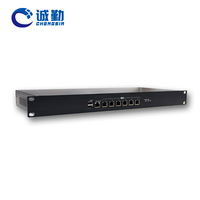 Châssis de serveur en rack personnalisé 6 Lan 19 pouces 1U J1900 J1800 E3845 Passerelle réseau 1U Rackmount Pfsense Firewall Mini PC Case