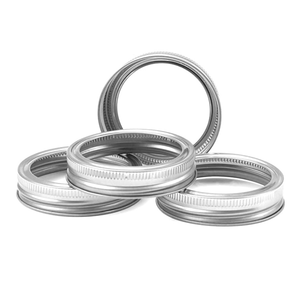 Tapas de enlatado de <span class=keywords><strong>boca</strong></span> regular 70mm 86 Tapa de rosca de metal separada y dividida de dos piezas para tarro Mason - Product Image 6