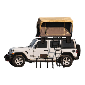 Tente de toit souple pour 2 personnes, tissu Oxford imperméable, installation rapide, 4 saisons, légère, pour 4x4, SUV tout-terrain - Product Image 2