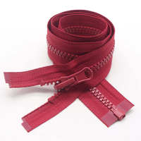 Fermetures éclair en résine plastique en gros d'usine, à queue ouverte, 5 couleurs #   25 cm pour vêtements, sacs, vestes, chaussures, tentes