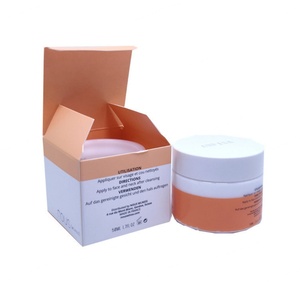 Pot cosmétique personnalisé en verre dépoli rose mat de 50g, 30g, 20g, 10g avec logo personnalisé - Product Image 6