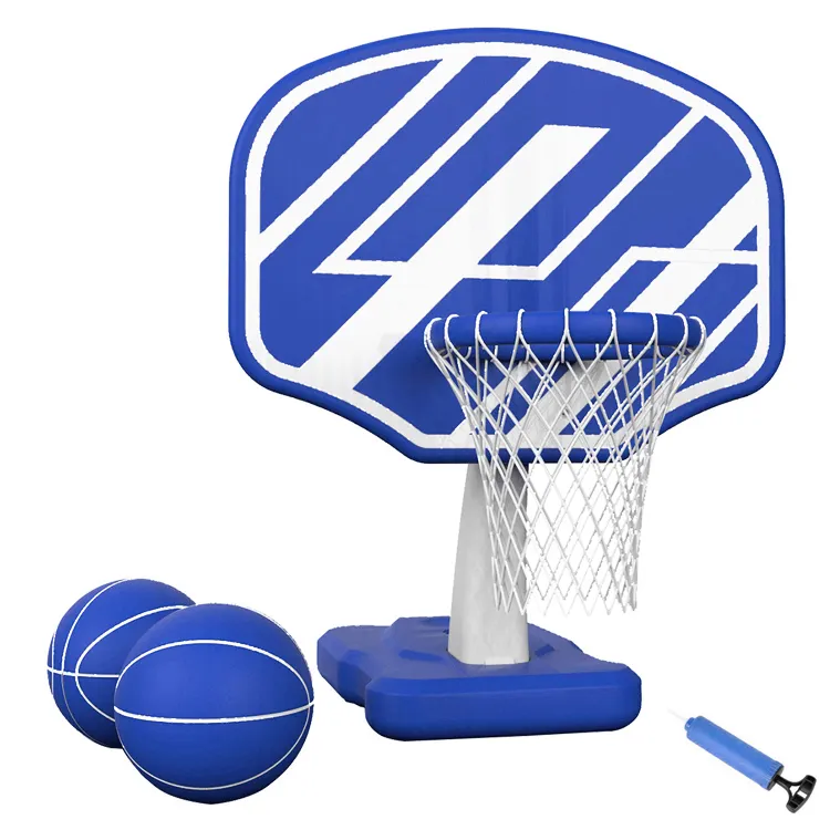 Outdoor water shooting poolside basketball hoop toy
