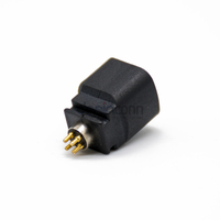 Conector Macho HSD de Alta Velocidad de 4 Pines con Código A para Montaje en PCB a Través del Orificio para Radio Automotriz