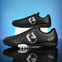 Chaussures de football unisexes pour enfants de haute qualité, basses, personnalisables, en PU, pour l'entraînement printanier, vente en gros directe usine
