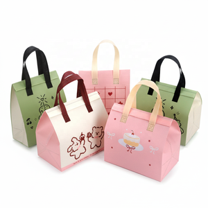 Borsa Termica Riutilizzabile da 30L <span class=keywords><strong>in</strong></span> <span class=keywords><strong>Tessuto</strong></span> Non <span class=keywords><strong>Tessuto</strong></span> con Foglio di Alluminio per Isolamento di Prodotti da Forno, Consegna Torte Fresche - Product Image 3