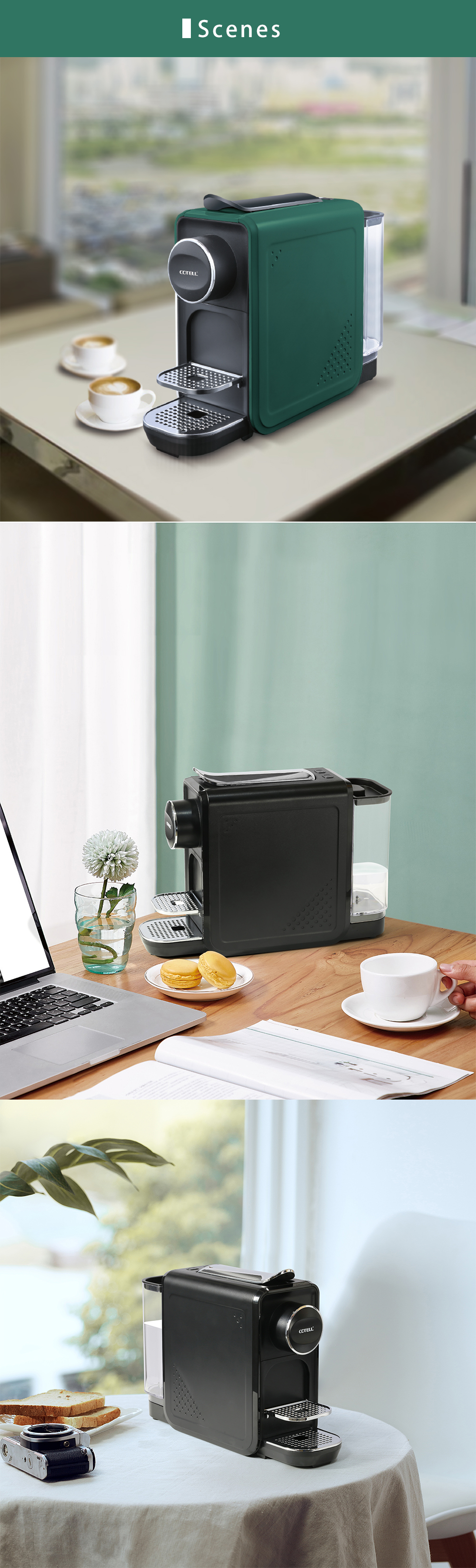 Cotell Portable Coffee Machine Safe Energy Saving Coffee Machine Nestle