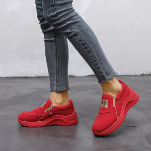 <span class=keywords><strong>Scarpe</strong></span> sportive <span class=keywords><strong>con</strong></span> <span class=keywords><strong>zeppa</strong></span> a punta tonda alla moda <span class=keywords><strong>da</strong></span> palestra più vendute per le donne <span class=keywords><strong>scarpe</strong></span> <span class=keywords><strong>da</strong></span> passeggio comode per il fitness di grandi dimensioni <span class=keywords><strong>con</strong></span> cerniera - Product Image 2