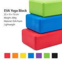 Bloque de Yoga de Corcho EVA de Alta Densidad, Antideslizante, con Logotipo Personalizado, OEM, para Estudio de Pilates