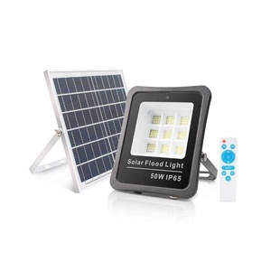 Projecteur LED solaire 500W IP 65 pour montage mural et sur poteau, éclairage alimenté - Product Image 5