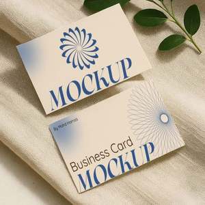 Cartes de visite minimalistes personnalisées, design simple, carte de visite personnalisée pour les entrepreneurs de petites entreprises - Product Image 4