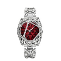 Jam Tangan Millennium Original Y2K Alien Web Alabaster Cross-border Best-selling High-end Stainless Steel Strap Quartz Pointer Tahan Air