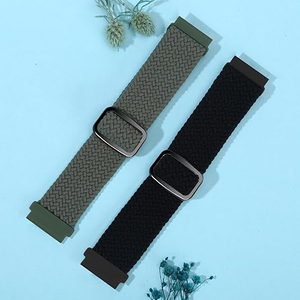 Bracelet de 20mm pour <span class=keywords><strong>Garmin</strong></span> Vivoactive 6/Vivoactive 5/<span class=keywords><strong>Garmin</strong></span> <span class=keywords><strong>Venu</strong></span>/<span class=keywords><strong>Venu</strong></span> <span class=keywords><strong>Sq</strong></span> 2/Forerunner 55/165/645/245 <span class=keywords><strong>Music</strong></span> bracelet élastique - Product Image 6
