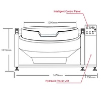 Bouilloire électrique à enveloppe chauffante au gaz 700L Machine de cuisson industrielle pour confiture de sauce et pâte à frire pour poulet et viande Marmite à vapeur