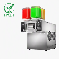 Machine à glace en flocons à quatre barils, contrôle automatique, réglage de la vitesse 0-9, pour restaurants, salons de thé, cafés