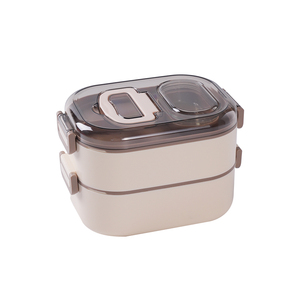 New PP + 304 thép không gỉ đa ngăn Stackable Hộp Ăn Trưa có sẵn trong một loạt các màu sắc an toàn thực phẩm vật liệu - Product Image 6