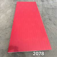 Panneau mural en PVC gaufré imperméable, résistant au feu, anti-insectes, résistant aux rayures, écologique pour la décoration intérieure