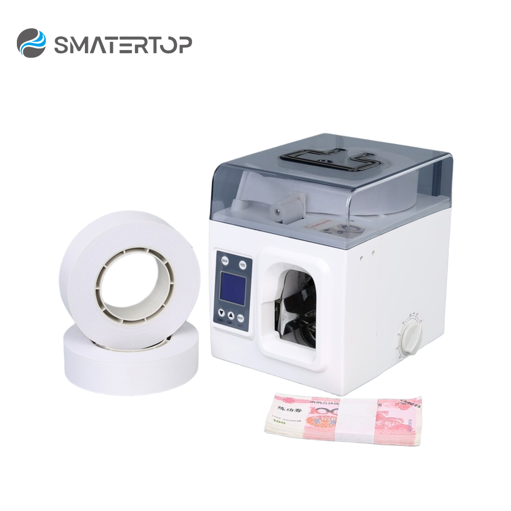 D306 модель Smart Mini 40 мм обвязочная машина, высокое качество, конверт для банкнот, роликовая бумага, ширина 40 мм