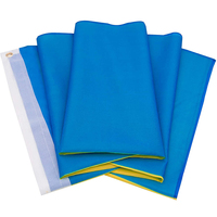 Drapeau indépendant en Polyester, livraison rapide, bleu et jaune, 3x5 pieds, drapeau amovible