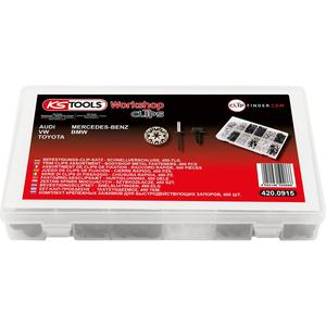 KS คลิปตัดแต่งเครื่องมือจัดประเภท-ตัวยึดโลหะ400ชิ้น - Product Image 4