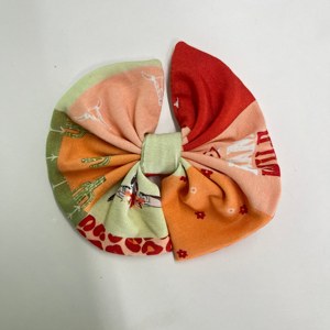 Детская заколка для волос Zhengpai в западном стиле с большим бантом и пэчворком для девочек, аксессуар для волос - Product Image 1