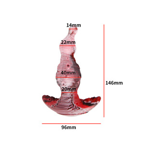 Tapón Anal con Forma de Tentáculo, Dildo con Base Curva Segura, Masajeador de Próstata de Silicona, Dilatador, Juguete Sexual para Mujeres y Hombres, Masturbación - Product Image 3