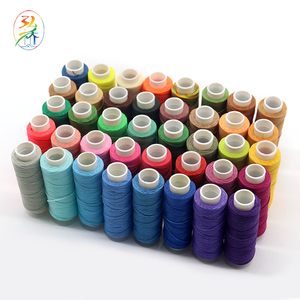 Nhà Máy Cung Cấp 80 Màu Sắc 0.65Mm 20M Polyester Vòng Sáp Bện Chủ Đề Dây Sáp Chuỗi Chủ Đề Cho Da Thủ Công - Product Image 5