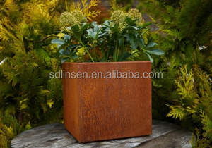 Pot de fleurs en acier Corten Hot Saler - Product Image 1