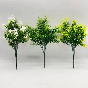 Bouquets <span class=keywords><strong>de</strong></span> feuilles d'eucalyptus artificielles à feuilles persistantes pour décoration d'étagère <span class=keywords><strong>de</strong></span> maison <span class=keywords><strong>de</strong></span> mariage <span class=keywords><strong>de</strong></span> Noël - Product Image 2