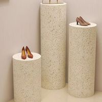 Meuble de présentation de bijoux commercial moderne personnalisé en bois, acrylique et LED transparent avec rangement pour usage hôtelier