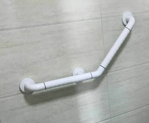 <span class=keywords><strong>Barre</strong></span> d'appui de sécurité incurvée en forme de V à 135 degrés pour toilettes pour personnes handicapées - Product Image 1