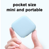 Mini Banco de Energía Portátil de 10000 mAh y 20000 mAh con Luz LED, Carga Rápida y Personalización de Logotipo