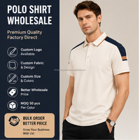 Fabricants de vêtements, polos pour hommes sur mesure, vente en gros, qualité supérieure, polos décontractés, fournisseur direct d'usine