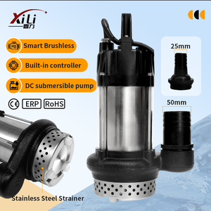 Incredibile motore 2 pollici 1HP 2HP 3HP 24V 200W AC/DC Brushless DC in acciaio inox agricolo <span class=keywords><strong>irrigazione</strong></span> pompa solare sommergibile - Product Image 4