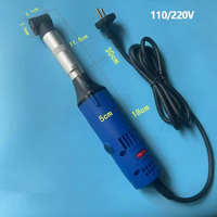 Kit de meuleuse droite miniature électrique 550W, filaire, 90 degrés, vitesse réglable, outils professionnels de découpe et de nettoyage de carreaux
