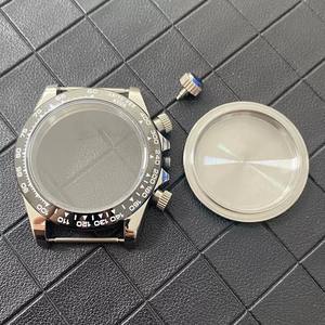 Boîtier de montre en acier inoxydable massif de 39mm avec lunette en céramique et verre saphir pour pièces de montre de mouvement VK63 - Product Image 3