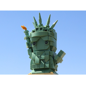 Ensemble de construction MOC de la <span class=keywords><strong>Statue</strong></span> de la Liberté de <span class=keywords><strong>New</strong></span> <span class=keywords><strong>York</strong></span>, version miniature DIY, blocs de construction éducatifs pour enfants, modèle de ville - Product Image 2