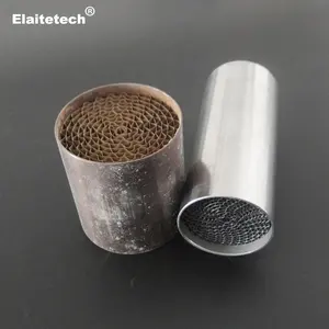 ตัวเร่งปฏิกิริยาแบบรังผึ้งโลหะและเซรามิก Pt/Pd/Rh สำหรับท่อไอเสียรถจักรยานยนต์ - Product Image 1