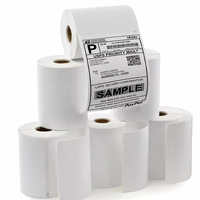 Prix de gros usine Rouleau d'étiquettes thermiques directes autocollantes 300 pièces pour expédition et bordereaux d'expédition 4x6 (100x150mm)