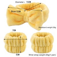 Ensemble de bandeaux pour le visage en flanelle personnalisés avec logo, pour le soin de la peau, le spa, le maquillage, le lavage du visage, le lavage des cheveux, le bandeau pour la tête, le scrunchie pour femmes