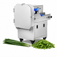 Elektrische motor automatische model 20 commerciële fruit- en groentesnijmachine voedselhakselaar voor komkommer- en aardappelverwerking
