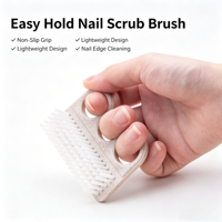 Nouveaux outils pour ongles, brosse à poussière en plastique durable, nettoyage des ongles, traitement des ongles par luminothérapie, ponçage, poils en plastique