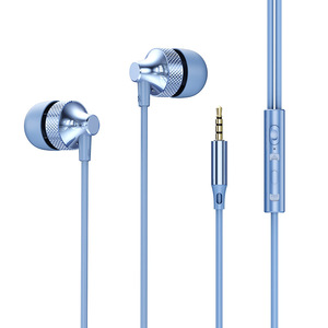 Écouteurs intra-auriculaires avec fil 3,5 mm 1,2 m, réduction de bruit, <span class=keywords><strong>casque</strong></span> stéréo HiFi, <span class=keywords><strong>casque</strong></span> de sport musical avec <span class=keywords><strong>micro</strong></span>, TPE + métal - Product Image 2