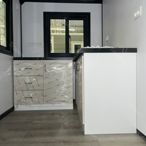Casa Prefabricada Plegable <span class=keywords><strong>de</strong></span> 20 pies, Fácil <span class=keywords><strong>de</strong></span> Instalar, 1 Dormitorio, Apartamento Prefabricado, Mini Casa para Vivir, con Cocina y Baño - Product Image 5
